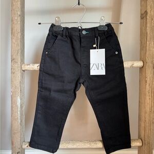 Zara Black Baby/Toddler Slim Fit Jeans (18-24mo NWT)